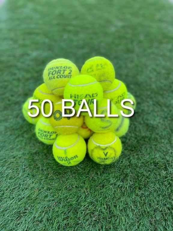 GRADE D - 50 Used Tennis Balls (Good Condition) Dog & Training Balls UK
