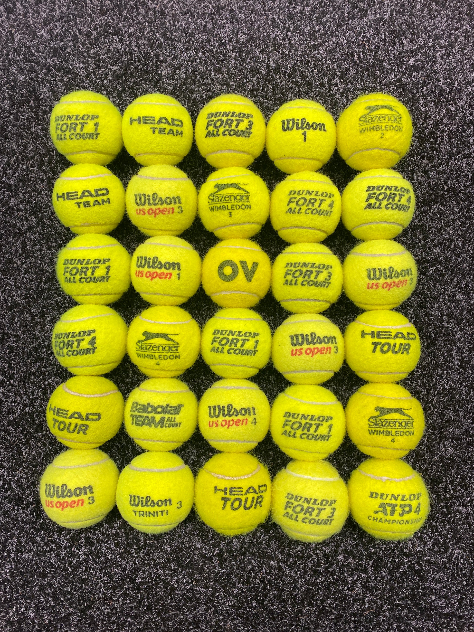 30 'Very good' graded balls